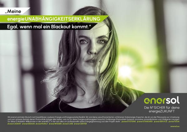 Jacqueline Abrahams (MUC) - enersol kampagne - artistspool.com