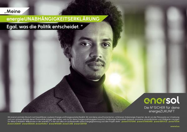Jacqueline Abrahams (MUC) - enersol kampagne - artistspool.com
