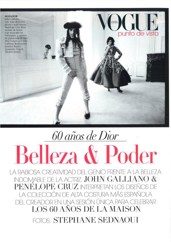 Yilmaz Aktepe - Vogue Galliano Penelope Cruz - artistspool.com